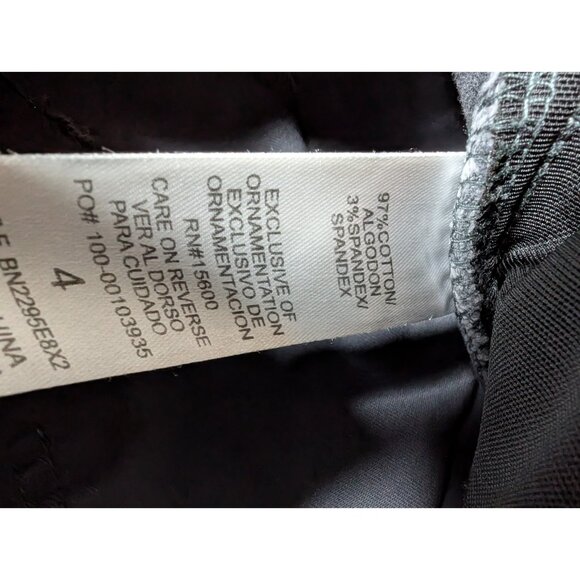 Democracy Pants Womens Size 4 Gray Ab Technology Cropped Shaping Slimming - Picture 3 of 9